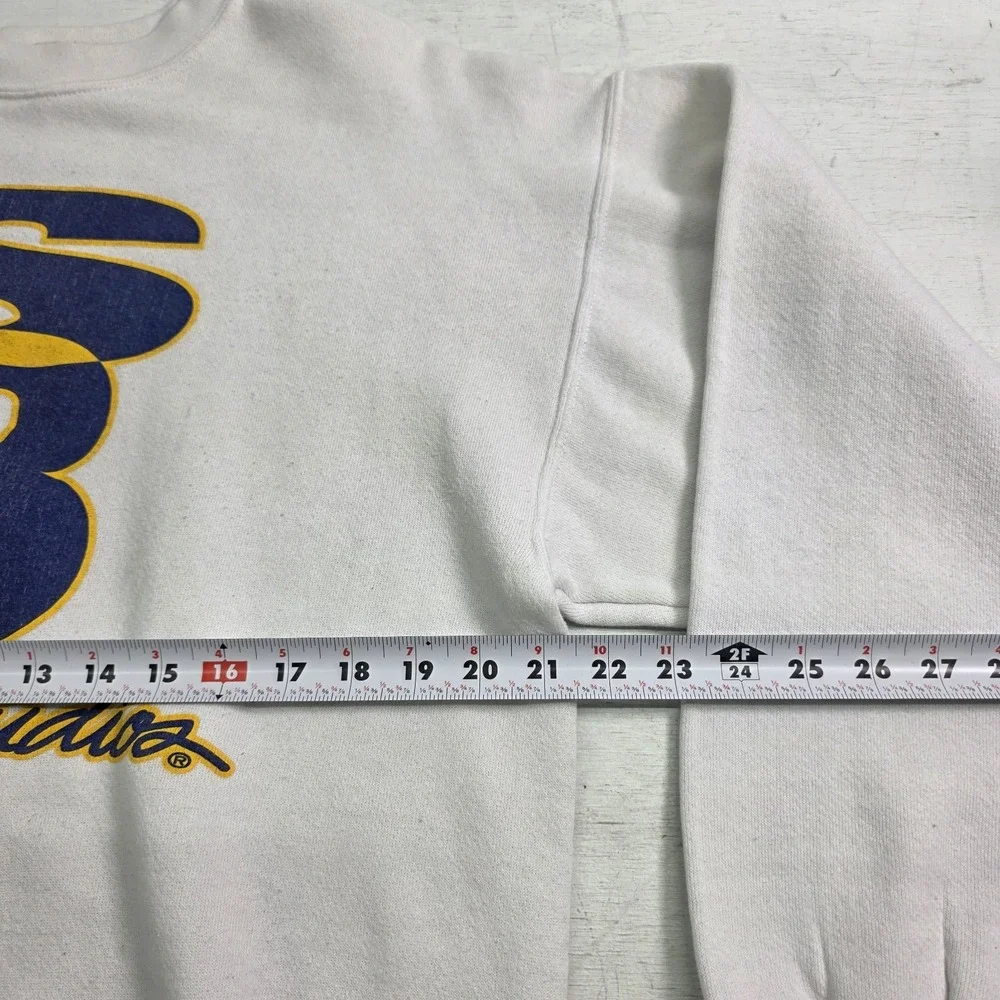 Vintage‎ 90s Rare Design White Universal Studios Sweatshirt Pullover Adult Sz L - Picture 11 of 13